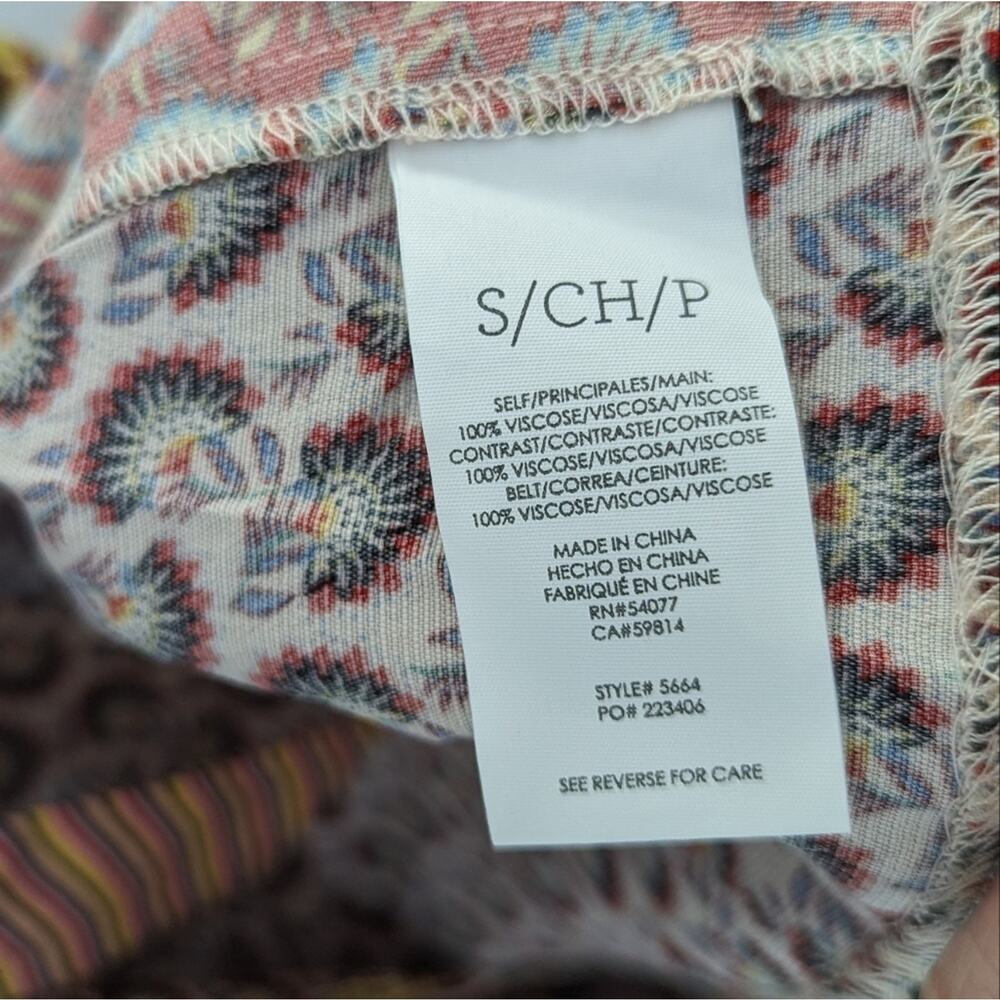 CAbi Poet Jacket Boho Patchwork Multicolor Kimono… - image 10